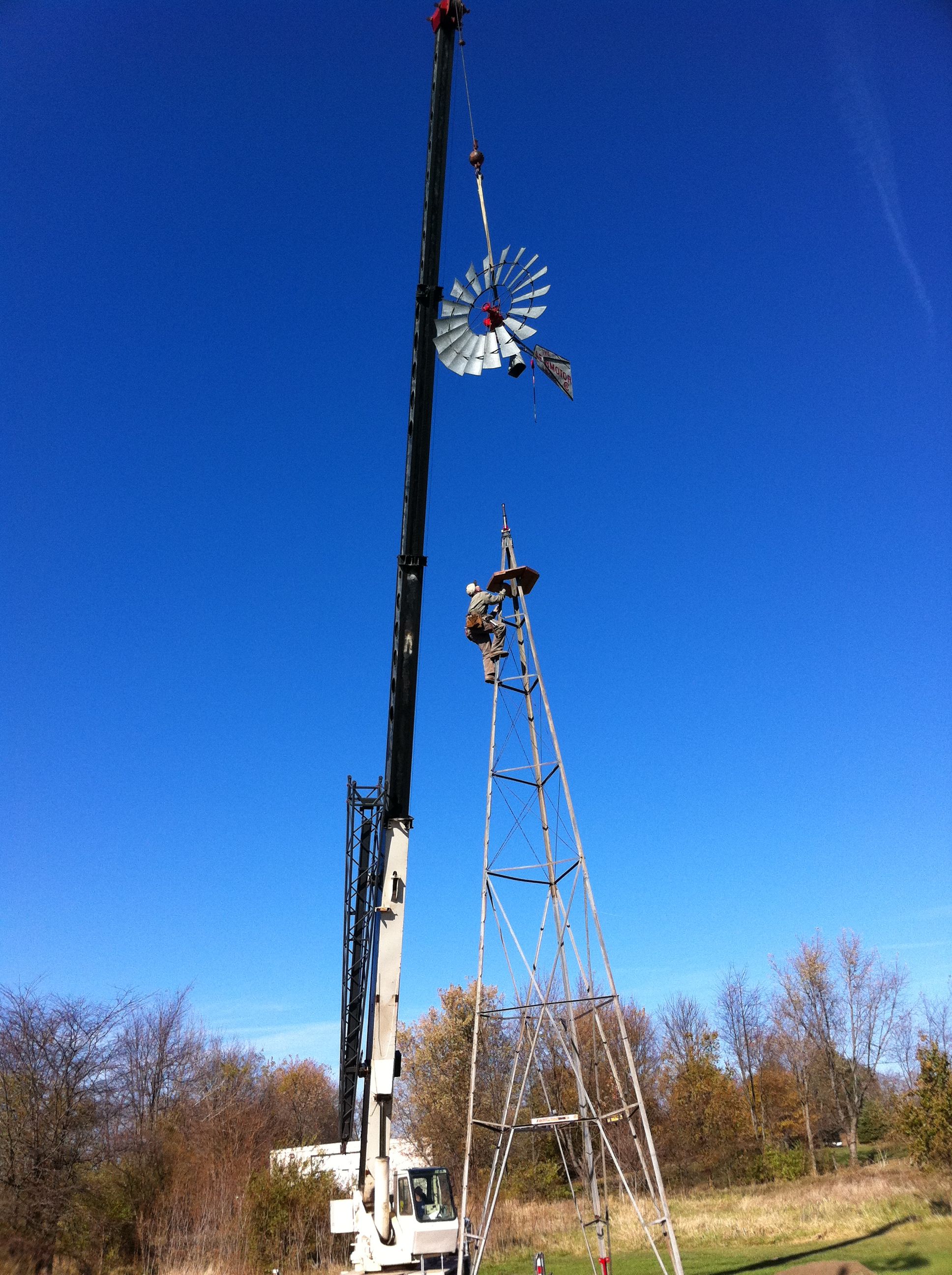 crane rocketship