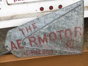 Vintage 8′ Aermotor A702 Windmill Head & 21' Tower
