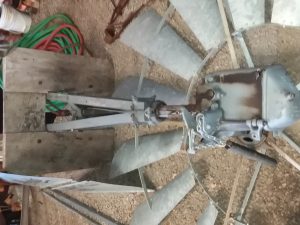 8' WC-Long Stem Monitor, with vintage 33' 4-post Tower