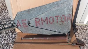 Vintage 6′ Aermotor X702 Windmill Head & Tower
