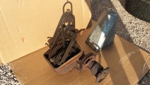 Vintage 6′ Aermotor X702 Windmill Head & Tower