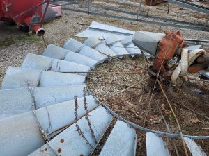 Huge 14' Southern Cross Windmill Head